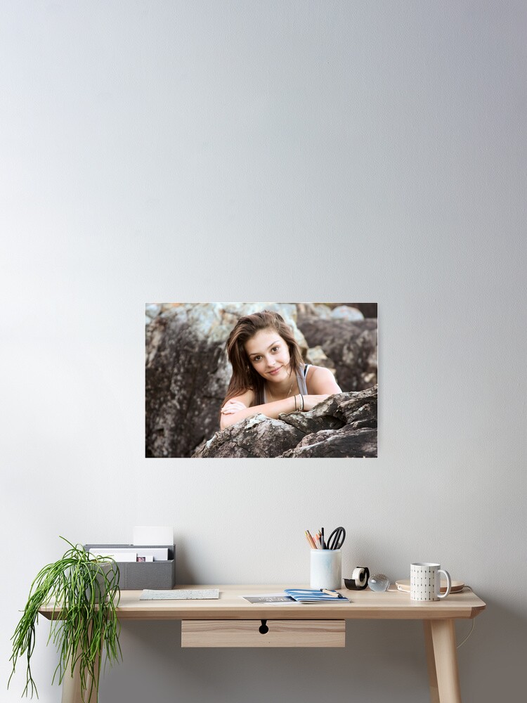 Thumbnail 2 of 3, Poster, On the Rocks designed and sold by MiaRose.