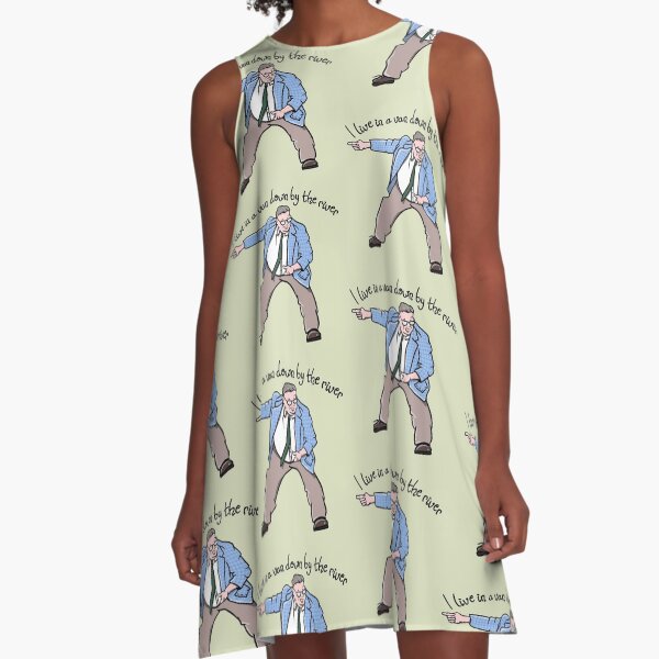 Matt Foley Van Down By The River A-Line Dress