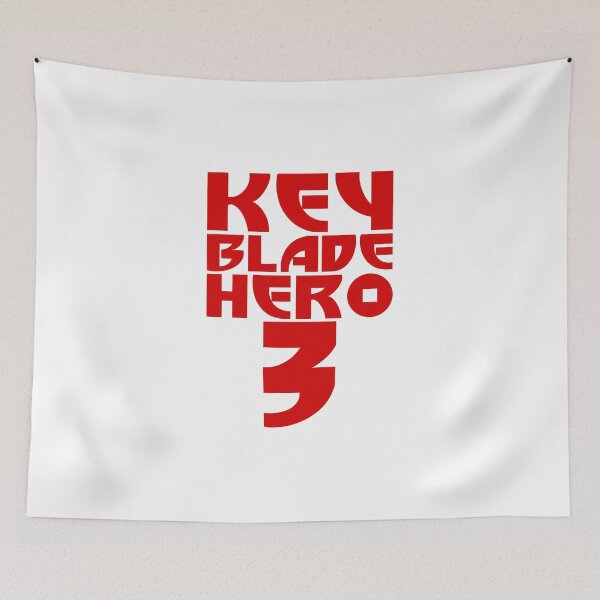 Item preview, Keyblade Hero 3 (Red Text) designed and sold by imaginativeink.