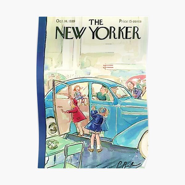 Vintage New Yorker Cover - Circa 1939 Poster
