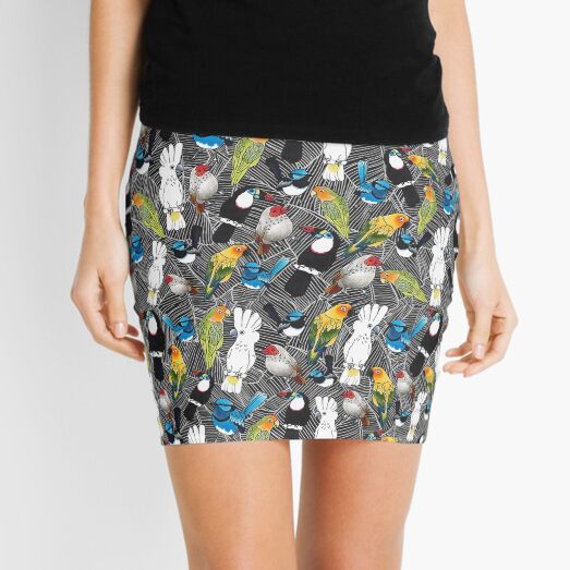 Birds Of Paradise Mini Skirt