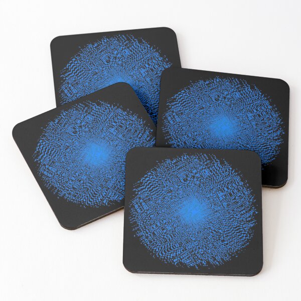 Item preview, Blue Glitch Circle designed and sold by Dator.