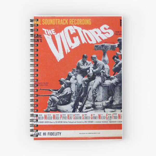 Item preview, The Victors, Original Soundtrack Recording, movie, soundtrack, film, war, soldiers, WWII, red designed and sold by Vintaged.