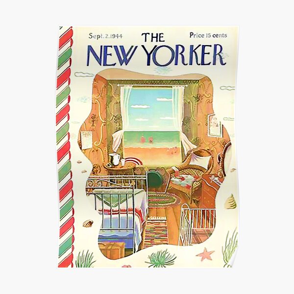 Vintage New Yorker Cover - Circa 1944-2 Poster