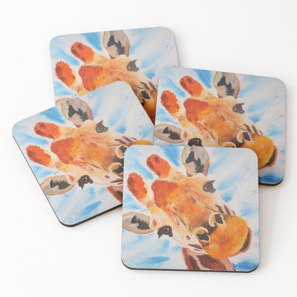 Item preview, Giraffe-Blue designed and sold by Austin Fabinski Art.
