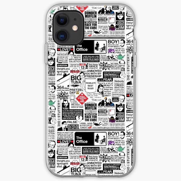 Wise Words From The Office - The Office Quotes (Variant) iPhone Soft Case
