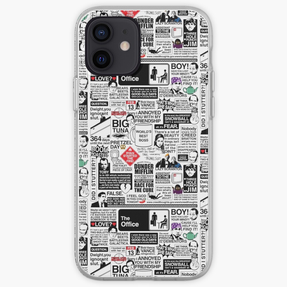 Wise Words From The Office - The Office Quotes (Variant) iPhone Case & Cover
