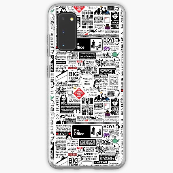 Wise Words From The Office - The Office Quotes (Variant) Samsung Galaxy Soft Case
