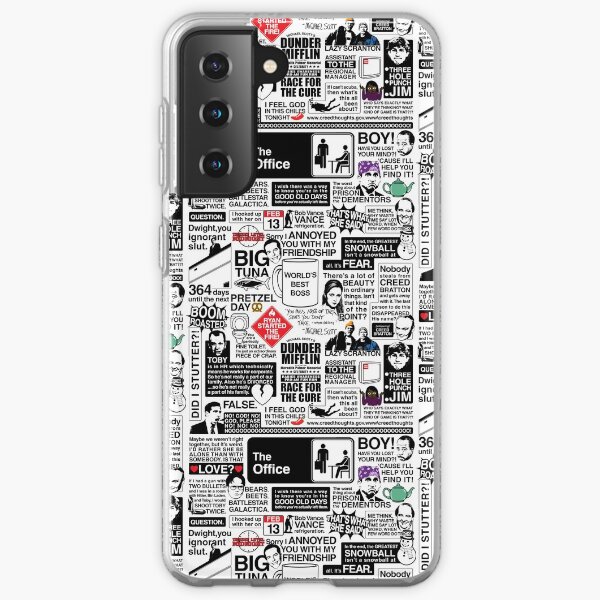 Wise Words From The Office - The Office Quotes (Variant) Samsung Galaxy Soft Case