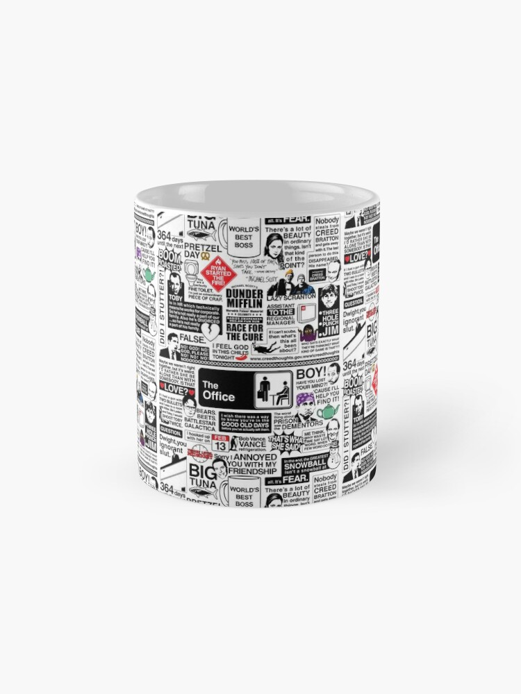 Alternate view of Wise Words From The Office - The Office Quotes (Variant) Coffee Mug