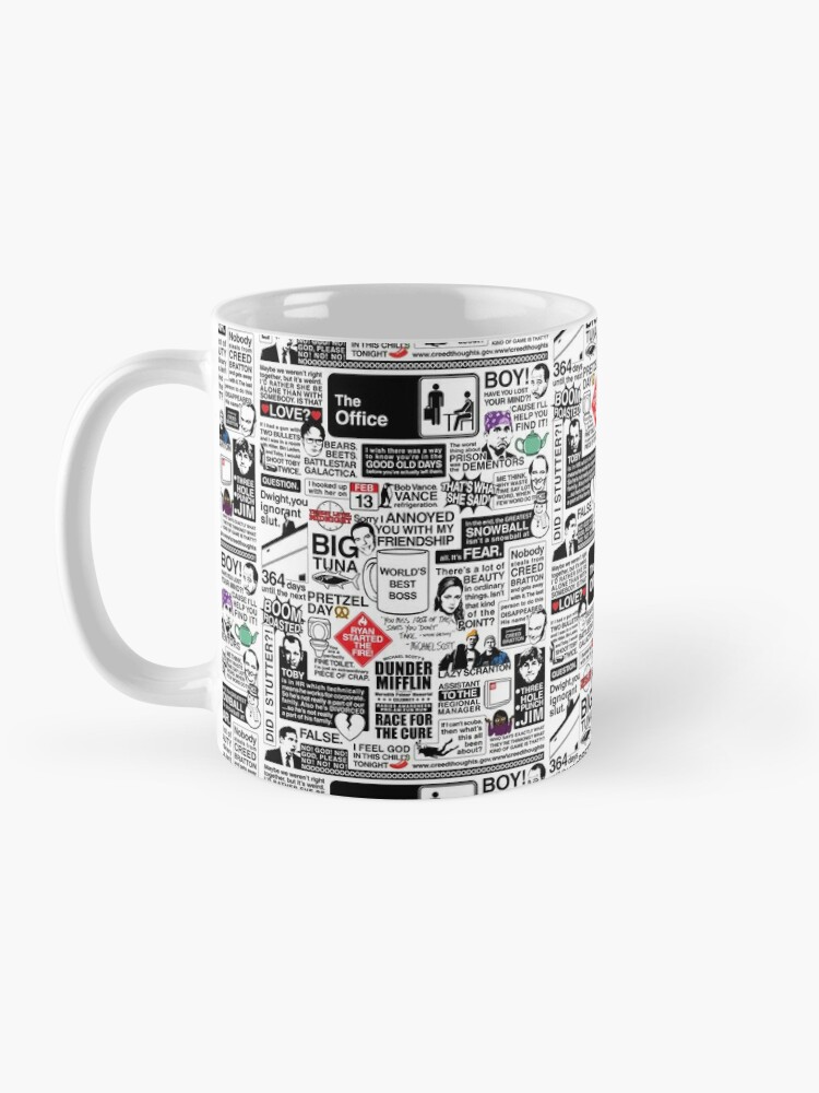Alternate view of Wise Words From The Office - The Office Quotes (Variant) Coffee Mug