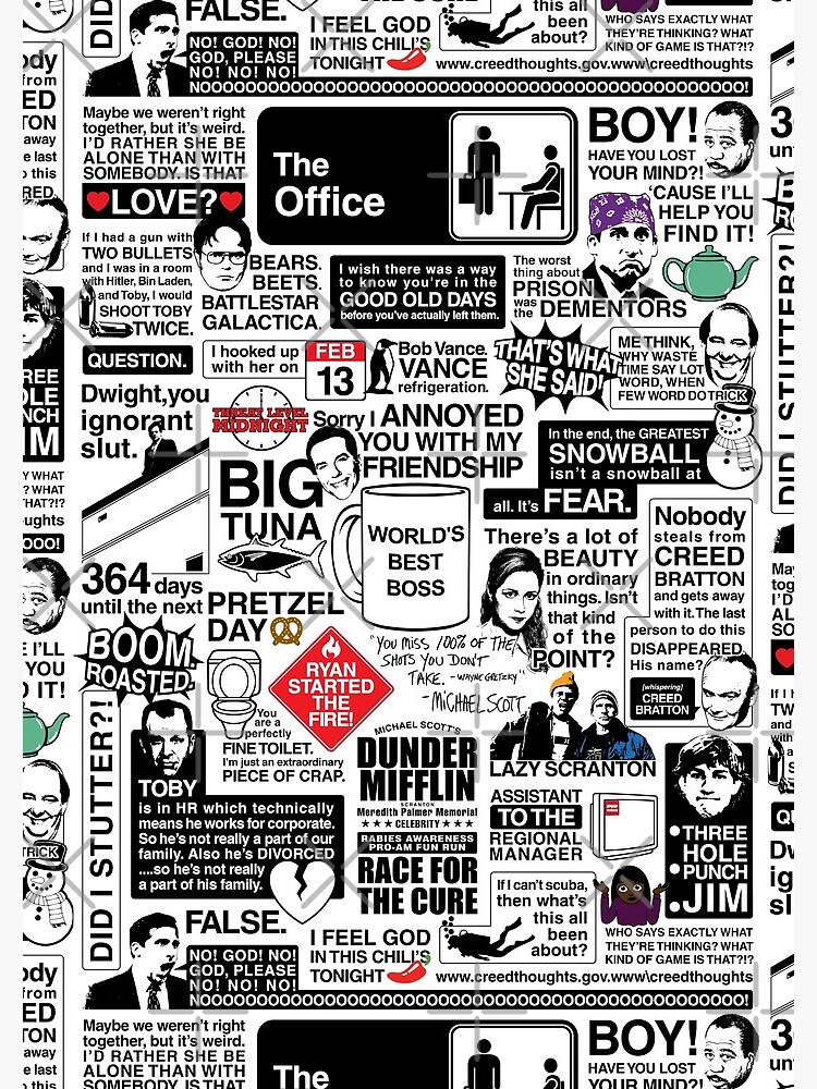 Wise Words From The Office - The Office Quotes (Variant) by huckblade