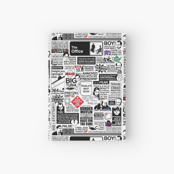 Wise Words From The Office - The Office Quotes (Variant) Hardcover Journal
