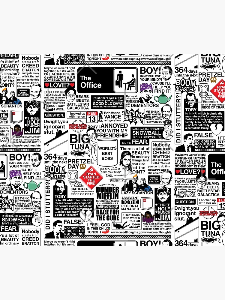 Wise Words From The Office - The Office Quotes (Variant) by huckblade