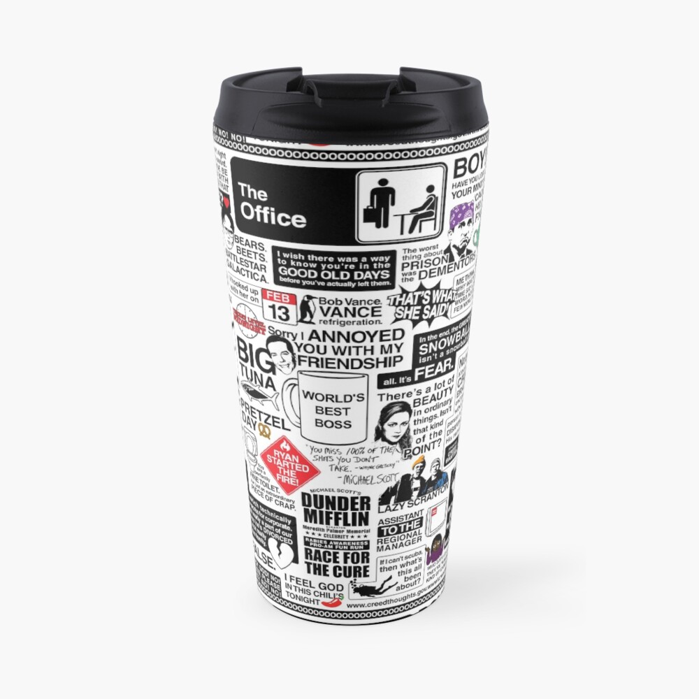 Wise Words From The Office - The Office Quotes (Variant) Travel Mug