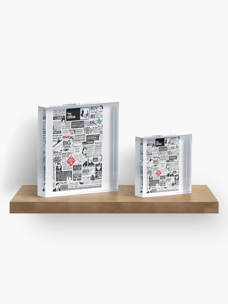 Alternate view of Wise Words From The Office - The Office Quotes (Variant) Acrylic Block