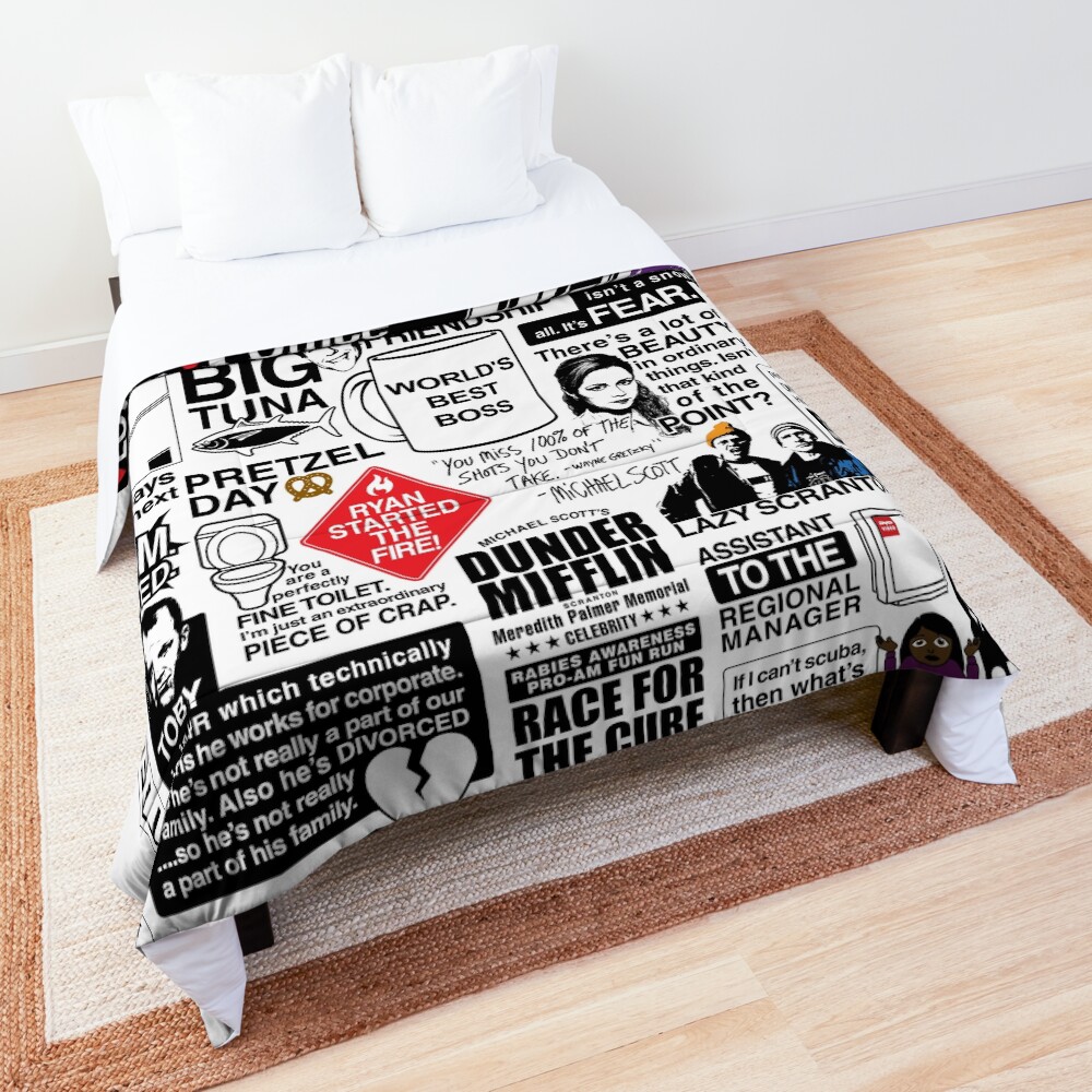 Wise Words From The Office - The Office Quotes (Variant) Comforter