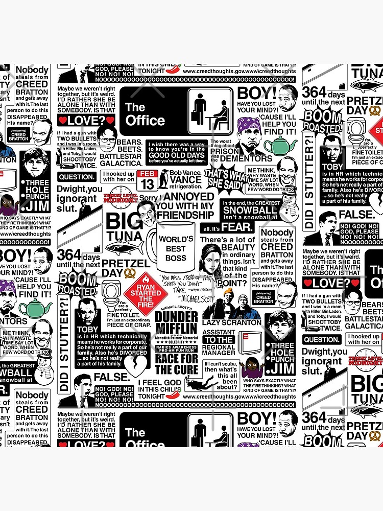 Wise Words From The Office - The Office Quotes (Variant) by huckblade