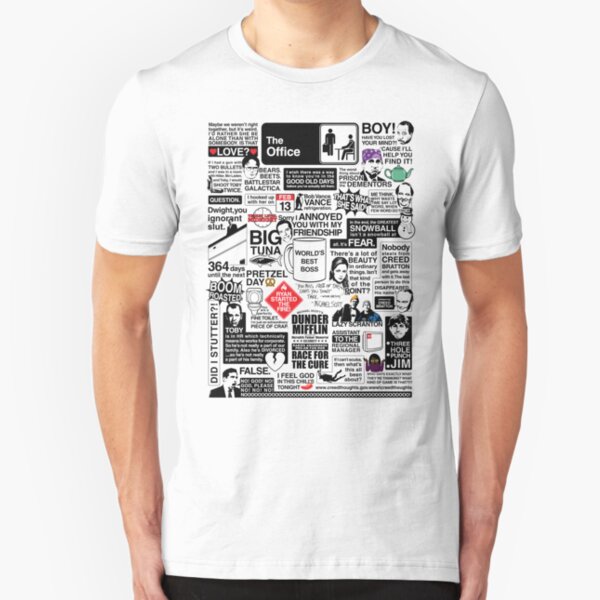 Wise Words From The Office - The Office Quotes (Variant) Slim Fit T-Shirt