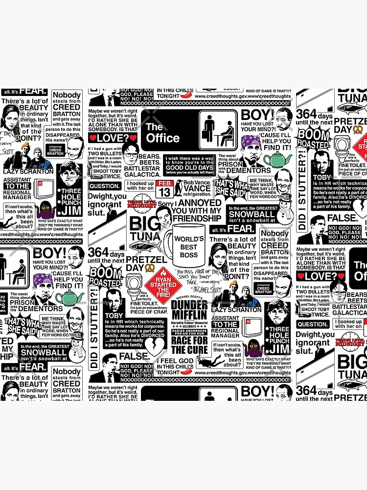 Wise Words From The Office - The Office Quotes (Variant) by huckblade