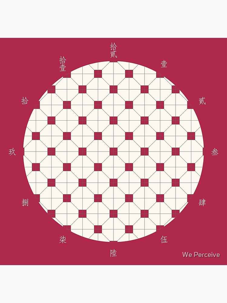 WE PERCEIVE | Hong Kong restaurant style - red and white VINTAGE floor tile by CitizenWong