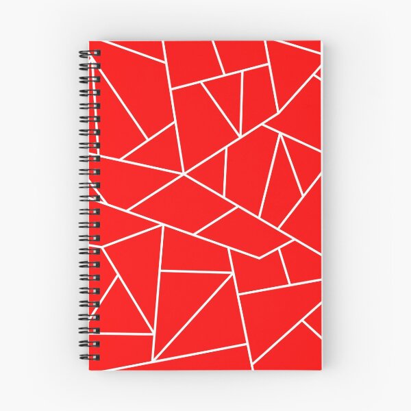 Item preview, Ultimate Red White Mosaic Lines designed and sold by rewstudio.