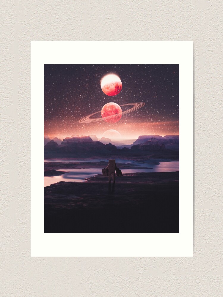 Alternate view of Not A Home Art Print