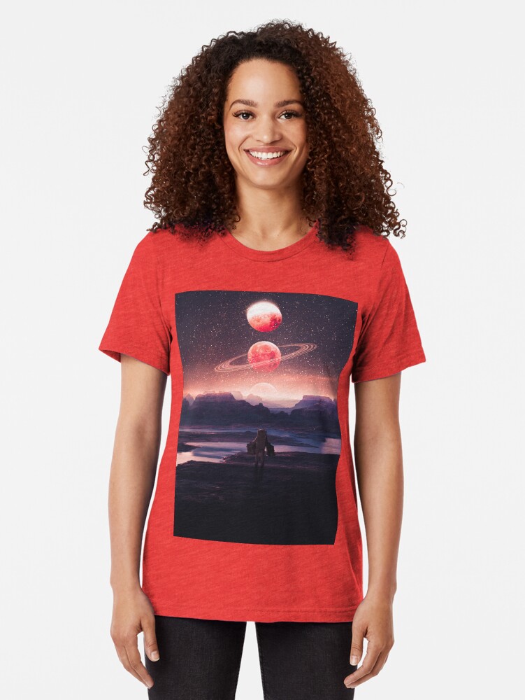 Alternate view of Not A Home Tri-blend T-Shirt