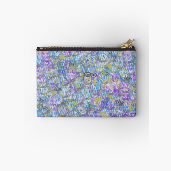 Item preview, Daily Commute. Abstract design in pastel colors and muted tones. Inspired by modern workday travel as people perform their daily commute.  designed and sold by innerspectrum.