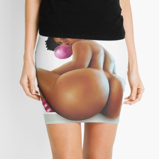 black bbw 22 Mini Skirt