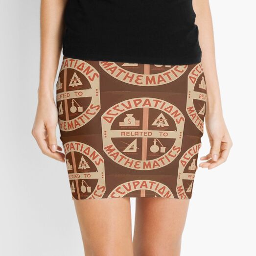 Occupations Mathematics Mini Skirt