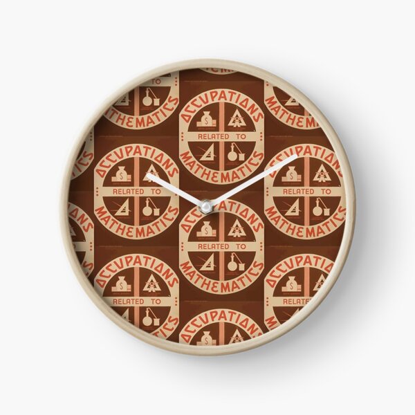 Occupations Mathematics Clock