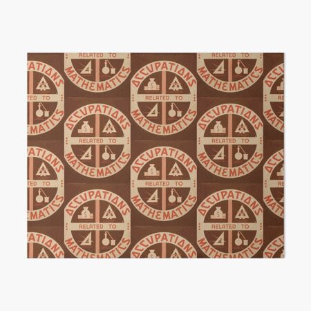 Occupations Mathematics Art Board Print