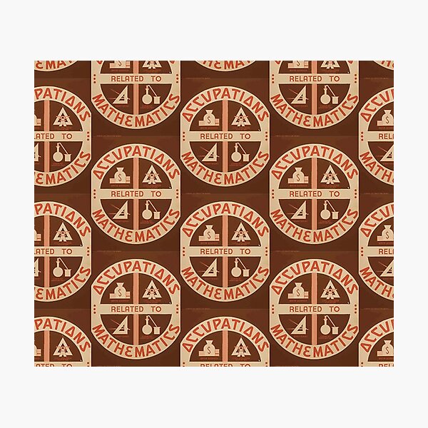 Occupations Mathematics Photographic Print