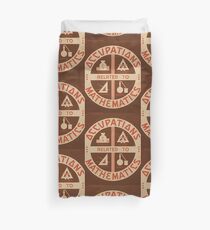 Occupations Mathematics Duvet Cover