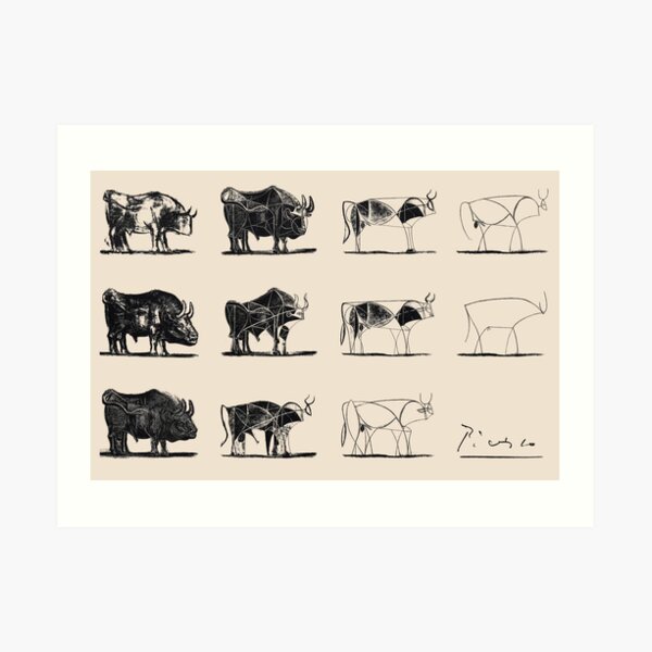 Toros picasso Lámina artística
