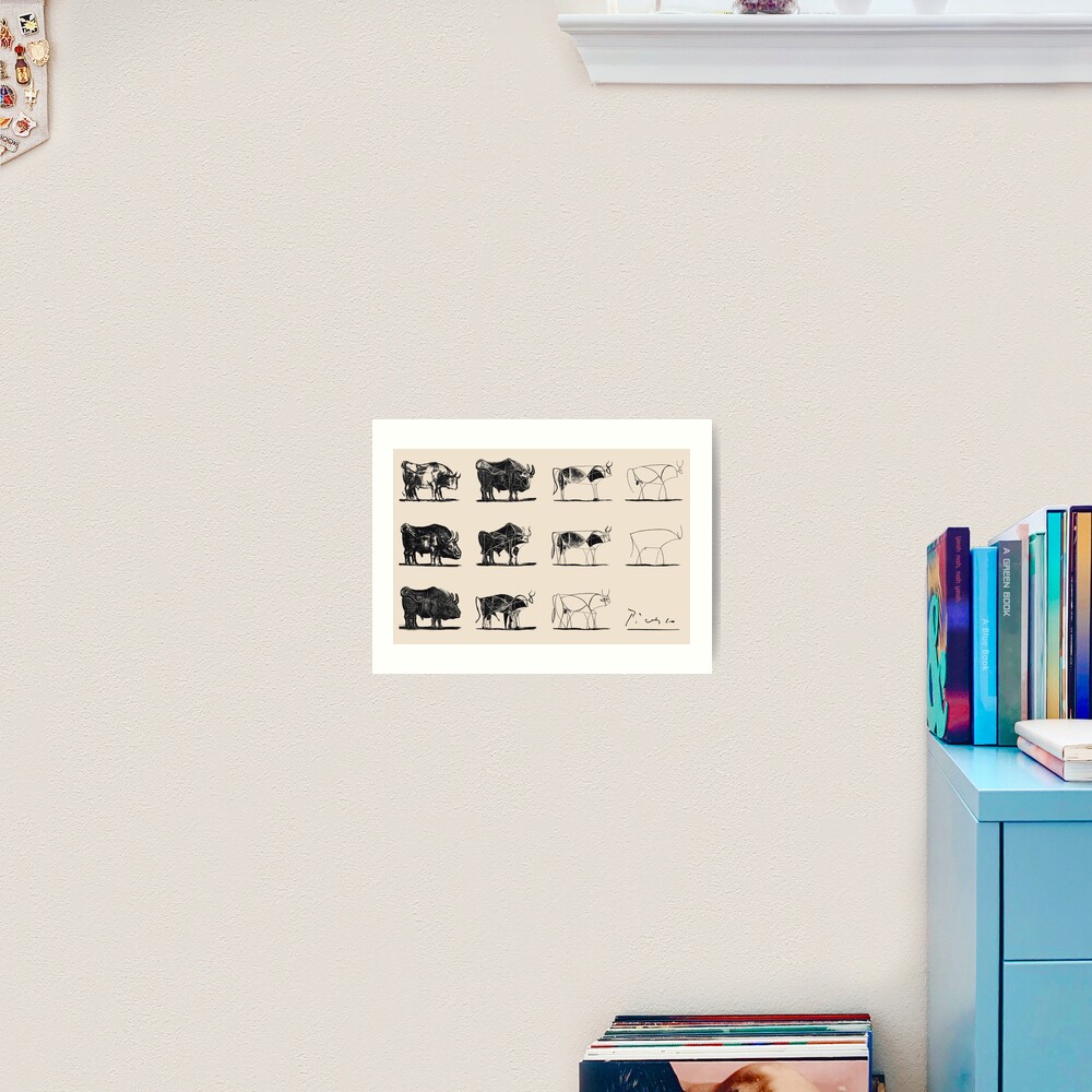 Picasso Bulls Art Print