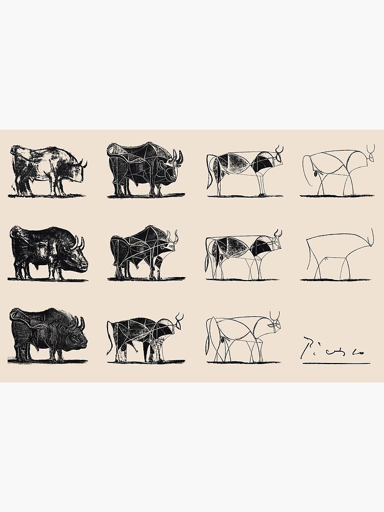 Picasso Bulls by JeromeArt