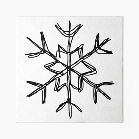 Mini Snowflakes  Art Board Print for Sale by BySamCreations