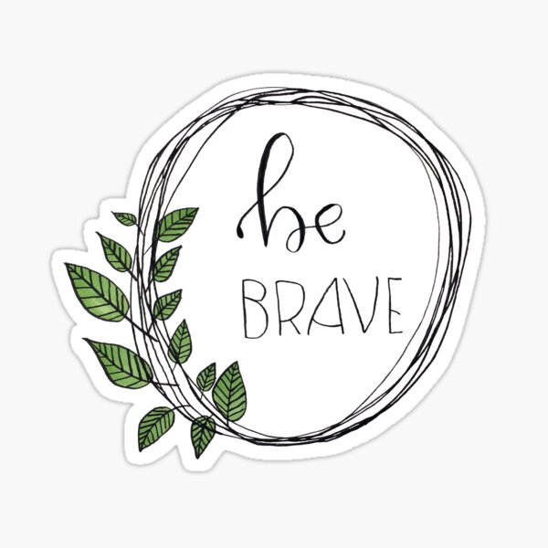 Item preview, Be brave designed and sold by TinyEarsDesign.