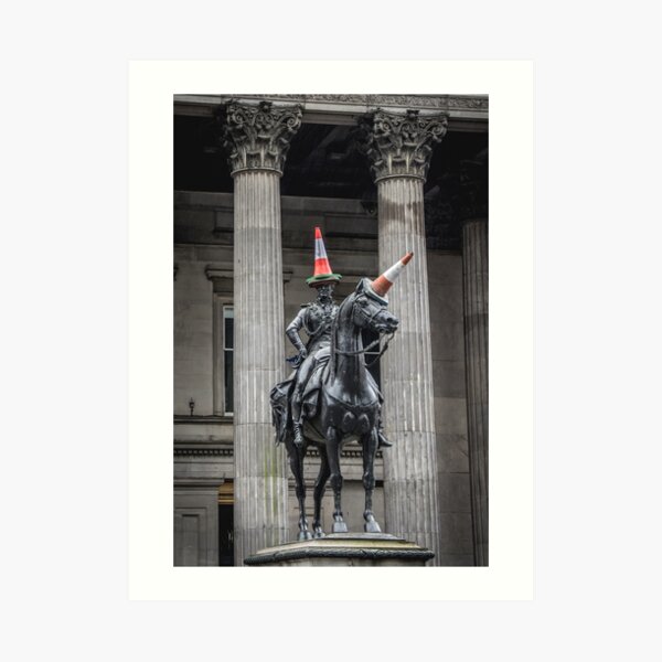 Double Cone Glasgow Duke of Wellington Art Print