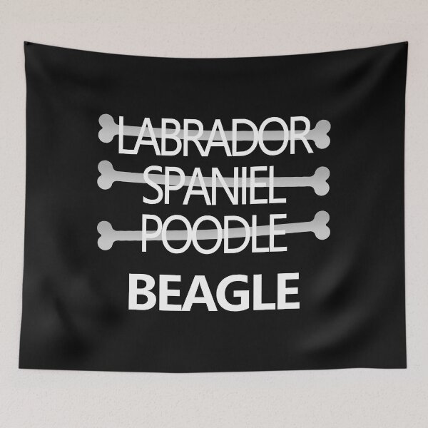 Item preview, Beagle Dog Breed Text Design designed and sold by GetItGiftIt.