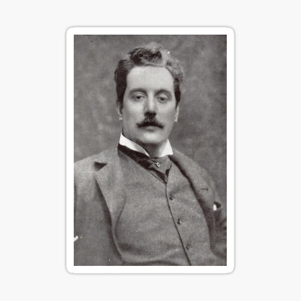 Item preview, Portrait of Giacomo Puccini designed and sold by PZAndrews.