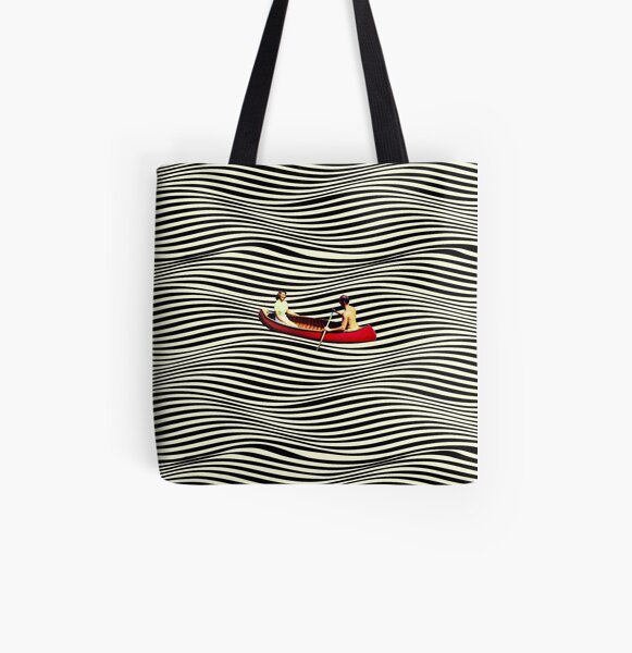 Illusionary Boat Ride All Over Print Tote Bag
