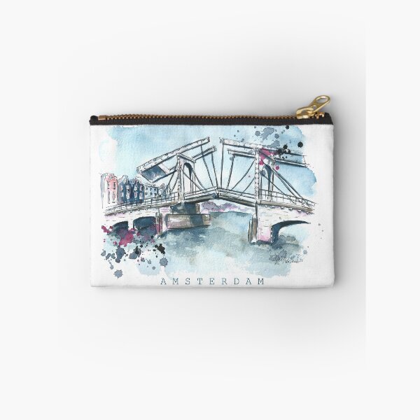 Artikelvorschau, Amsterdam Amstel Bridge Aquarell entworfen und verkauft von TheArtOfNata.