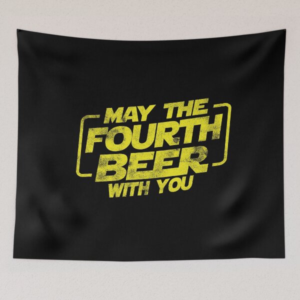 Item preview, May the Fourth Beer with you, May the 4th beer with you, Geek Shirt, Popular Culture gift designed and sold by BKLS.