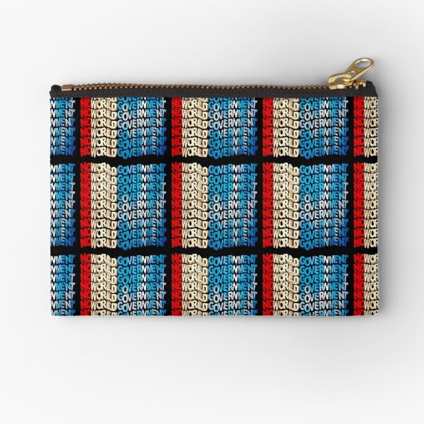 No World Government Zipper Pouch