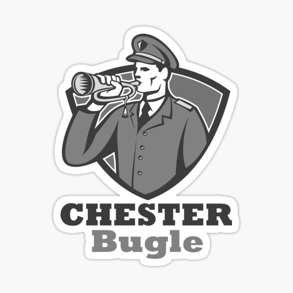 Chester Bugle Logo Sticker