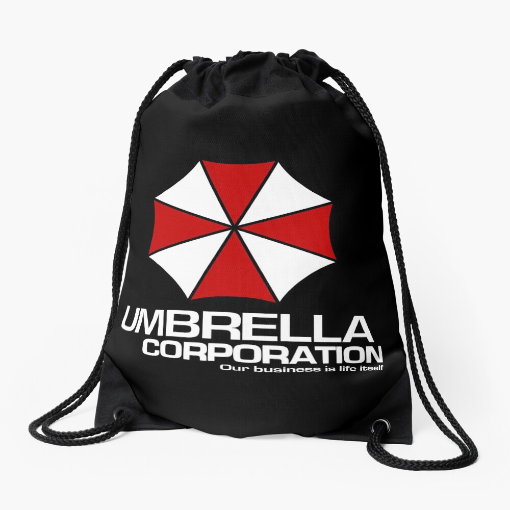 Umbrella Corporation logo inspired by Resident Evil Drawstring Bag
