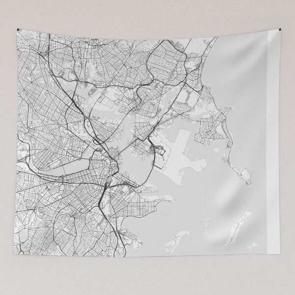 Item preview, Boston Map designed and sold by Kara515.
